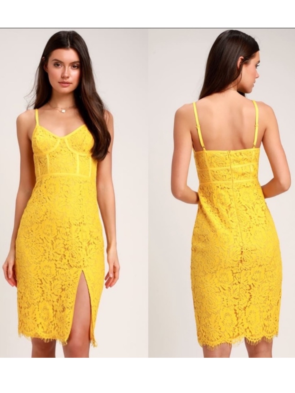 Lulus Love Me Right Lace Mini Dress